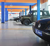 北京万通汽修学校高级轿车实训大厅