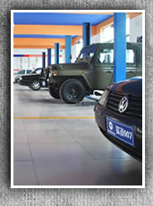 北京万通汽修学校高级轿车实训大厅