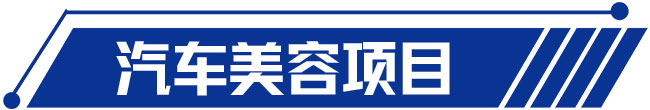 汽车美容项目